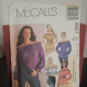McCalls Sewing Pattern 4027